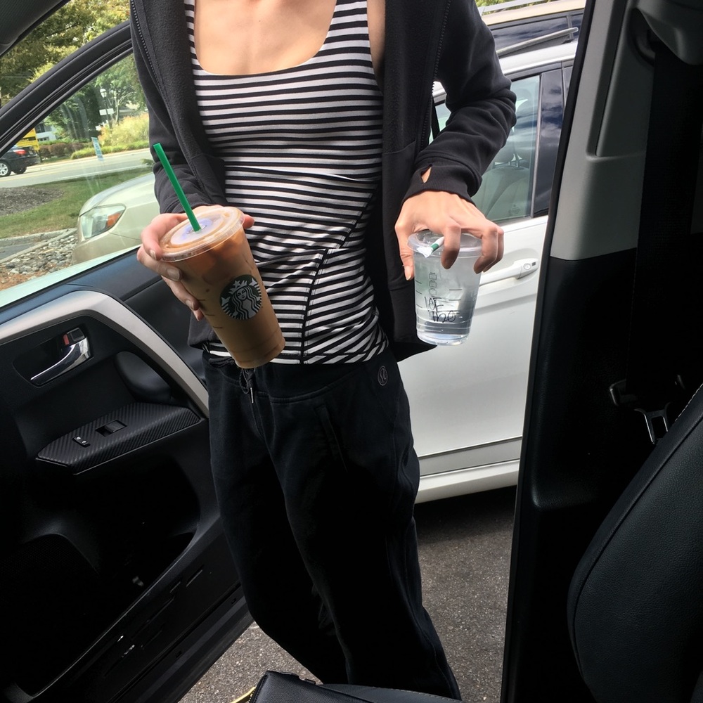 Lululemon Fitted Striped Tank